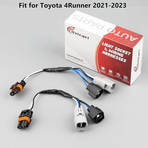 Headlight Conversion Wiring Adapter Harness for Toyota 4Runner 2021 2022 2023 2024 Replace OE 810020 Headlamp Converters Wire Harness 2PCS in Kuwait