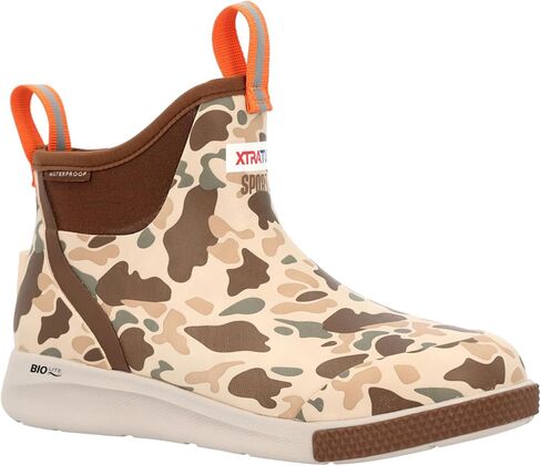 Xtratuf Women's 6 Inch Sport Ankle Deck Boot, Duck Camo, 6 in Saudi Arabia