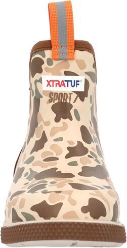 Xtratuf Women's 6 Inch Sport Ankle Deck Boot, Duck Camo, 6 in Saudi Arabia
