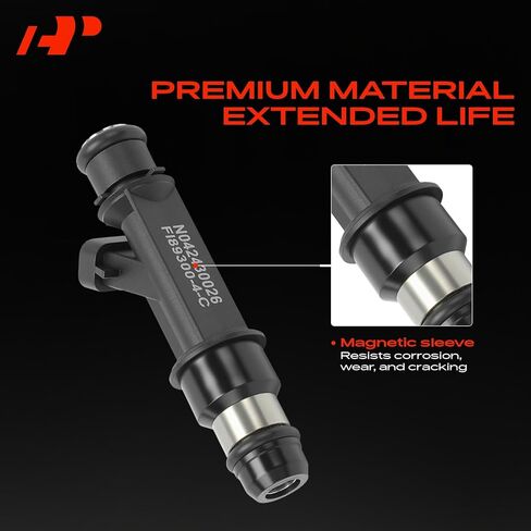 A-Premium 4 Holes Set of 4 Fuel Injectors Compatible with Isuzu Amigo 1998-2000, Rodeo 1998-2003, Rodeo Sport 2001-2003, 2.2L, Replace# 8251738280 in Saudi Arabia