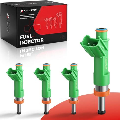 12 Holes Fuel Injectors Set of 4, Compatible with Toyota Camry 2010-2017, RAV4 2009-2018, Highlander, Sienna Avalon Venza, Scion tC, Lexus ES300h NX300h-L4 2.5L 2.7L, Replace 23250-36010 in Kuwait