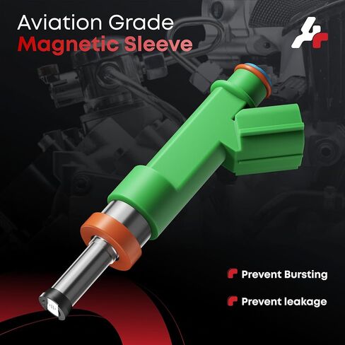12 Holes Fuel Injectors Set of 4, Compatible with Toyota Camry 2010-2017, RAV4 2009-2018, Highlander, Sienna Avalon Venza, Scion tC, Lexus ES300h NX300h-L4 2.5L 2.7L, Replace 23250-36010 in Kuwait