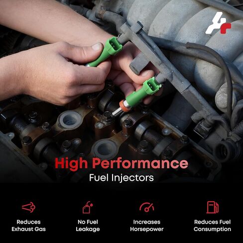 12 Holes Fuel Injectors Set of 4, Compatible with Toyota Camry 2010-2017, RAV4 2009-2018, Highlander, Sienna Avalon Venza, Scion tC, Lexus ES300h NX300h-L4 2.5L 2.7L, Replace 23250-36010 in Kuwait