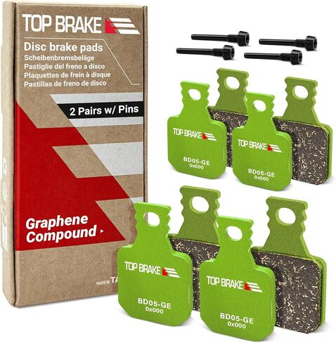 TOP BRAKE 2 Pairs Disc Bike Brake Pads for MAGURA 4 Piston MT5/ MT7/ MT5E/MT7 PRO/MT Trail Front (Pin Included) in Kuwait