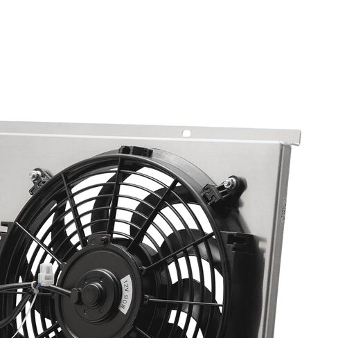 Radiator Shroud&Fans Set Compatible with 1970-1981 Pontiac Firebird Trans Am Formula Esprit Base Coupe 2-Door w/Eletric Fans Relay Wiring Harness kit in Kuwait