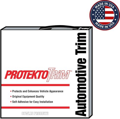 شريط أسود مخصص على الحواف من Cowles للسيارات والشاحنات وسيارات الدفع الرباعي - تطبيق التقشير واللصق مع شريط لاصق 3M، صنع في الولايات المتحدة الأمريكية in Kuwait