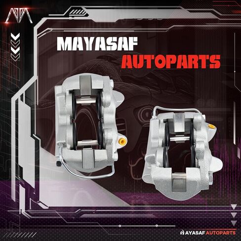MAYASAF 184401 184400 فرجار فرامل القرص الأمامي لفورد موستانج 1965 1966، مجموعة فرجار القرص الجديدة (أمامي يسار ويمين) in Saudi Arabia