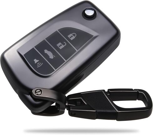for Toyota Key Fob Cover Fits Corolla(2020-2025),Camry(2018-2024) Flipkey Case Accessories TPU Protector 4 Buttons Sliver in Saudi Arabia