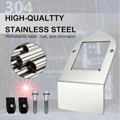 Watermelon Lights Under Glow Bracket,Stainless Steel Watermelon Light Frame Brackets Fit for Universal Truck & RVs 2Pcs/Set in Kuwait