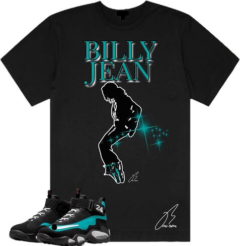 Shirt to Match Griffy Max Freshwater/Teal/Black, MJ Sneaker Match Graphic Tee, Best Gift, Mens Clothing, Unisex Tops in Saudi Arabia