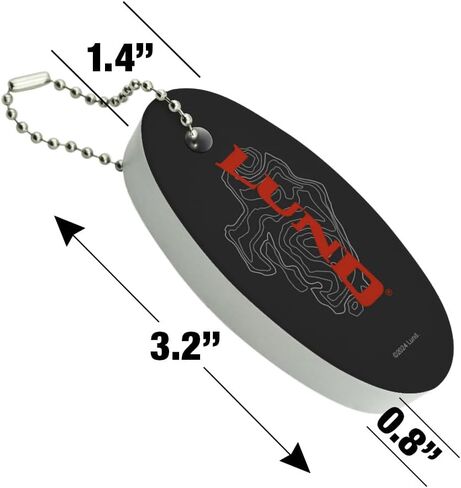 GRAPHICS & MORE Lund Fish Finder Logo Floating Keychain Oval Foam Fishing Boat Buoy Key Float in Saudi Arabia