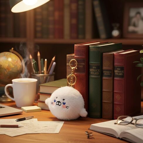 Seal Keychain, Animal Key Chain, Cute Bag Charm Accessory for People, Ocean Theme Animal Lovers Gift for Birthday and Holiday Decorations in Kuwait