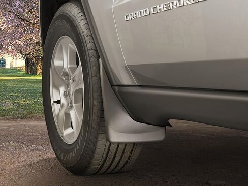 WeatherTech Custom No Drill Splash Guard Mudflaps for GMC Terrain، المجموعة الأمامية والخلفية (110195-120207)، أسود in Saudi Arabia