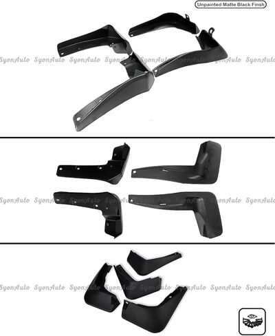 يناسب 2022+ Honda Civic Sedan Direct FIT Black 4PCS MUD Flap Splash Guard Set in Saudi Arabia