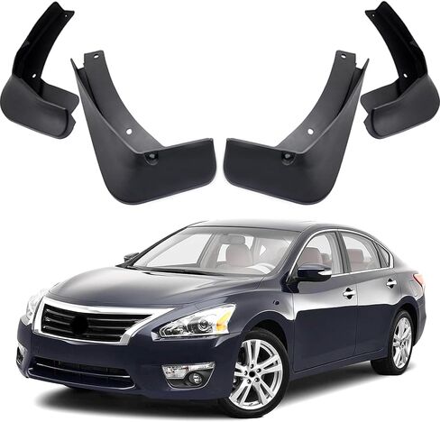 Mudguards Mud Flaps Splash Guards Fenders Compatible with 2013-2018 Nissan Altima Sedan, 4pcs Mud Guard Kit, Black in Saudi Arabia