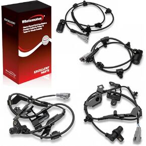 ABS Wheel Speed Sensor 4Pcs: Front Rear Left & Right Compatible with Toyota 1996-2002 4Runner V6 3.4L L4 2.7L, 1998-2000 Tacoma L4 2.7L L4 2.4L V6 3.4L in Kuwait