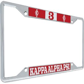 Desert Cactus Kappa Alpha Psi Car Accessories Metal License Plate Frame and Tag Holder for Front and Rear of Car (#03 License Plate Frame) in Kuwait