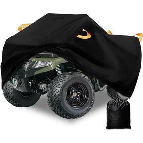 ATV Cover, Waterproof Heavy Duty 600D 4 Wheeler Cover, All Weather Outdoor Protection Covers Suit for Polaris Kawasaki Suzuki Honda-XL in Saudi Arabia