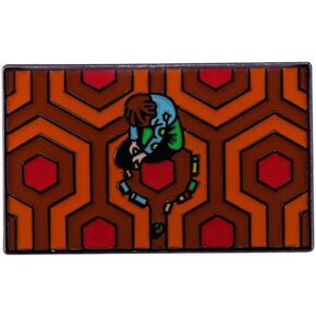 Danny Torrance Toy Cars The Shining Overlook Hotel Carpet Pattern Classic Horror Movie 1.2" Enamel Pin Badge in Kuwait