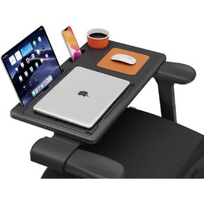 طاولة صينية مكتب نيوترال، صينية طاولة كمبيوتر محمول محمولة للكرسي، مثالية للدراسة والقراءة والإفطار والعمل (أسود، قياسي) in Kuwait
