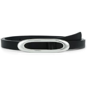 حزام نحيف للسيدات من HOTWILL لفساتين الجينز، أحزمة جلدية صناعية للسيدات بخصر رفيع مع إبزيم ذهبي in Kuwait