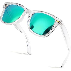 SIPHEW Sunglasses Men Polarized Sunglasses for Mens and Womens,Mirrored Retro Sun Glasses Driving Fishing UV Protection in Kuwait