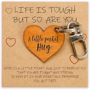 Pocket Hug Keychain Care Gifts for Women Men, Feel Better Valentines Day Gifts for Her Him, Thinking Of You, Sobriety, Encouragement, Pocket Hugs for Chemo Survivor, Uplifting Recovery Gift in Saudi Arabia