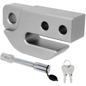 Hitch Slider with Locks Pin, 2" Receiver Slider Skid Protection Compatible with 3/4" D-Ring or Soft Shackle for Trucks Off-Road Vehicle Towing Recovery Hitch Protection in Kuwait