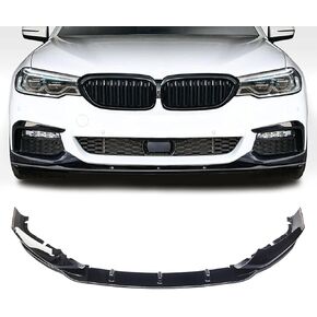 YOUNGERCAR G30 Front Bumper Lip for 2017-2020 BMW 5 Series G30 G38 530i 540i M Sport ABS Painted Gloss Black PP 3pcs in Kuwait