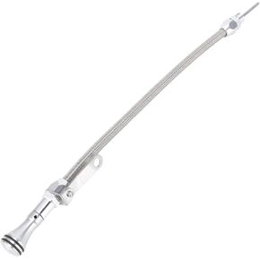 20in Flexible Oil Dipstick, Replacement for SB 289 302 351W, Ideal for Custom, Limited Space, High Durability, Steel Billet Aluminum and Stainless Steel in Kuwait