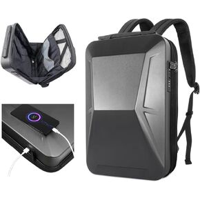 حقيبة ظهر ستارلينك صغيرة، 17 بوصة مقاومة للماء للكمبيوتر المحمول والسفر مع منفذ USB، تصميم هندسي صلب، حقيبة ستارلينك صغيرة متينة ذات سعة كبيرة للعمل in Kuwait