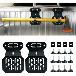Bed Rail Mount Brackets Compatible with Tacoma, Bed Rail Module Systems for Shovels, Axe, Recovery Boards, Fuel Cans & Other Accessories, Bed Rail Modular Accessory Mount 3 Mounting in Kuwait