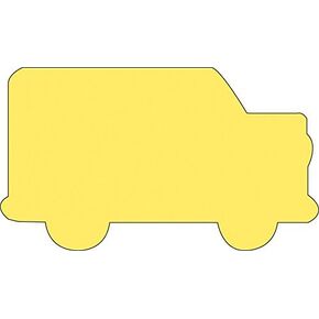 50 Sheets School Bus Sticky Notepad 3in Yellow Cute Self Stick Classroom Note Back to School Lunch Notes Fall Party Bus Bulletin Board Décor Gifts Tags Memos Reminders USA Made in Kuwait