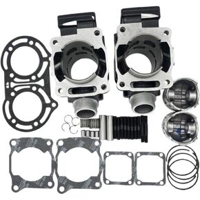 مجموعات أسطوانة مزدوجة يسار ويمين 64 مم متوافقة مع أجزاء YFZ350 YZ125 RZ350 Banshee 350 1987-2006 ATV in Kuwait