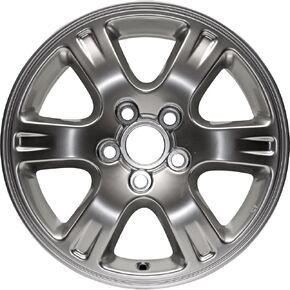 New 16x6.5" 16 Inch Medium Hyper Silver Painted Aluminum Alloy Wheel Rim for Toyota Highlander 2001-2007 | ALY69397U78N in Kuwait
