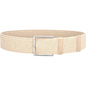 حزام خصر منسوج من القش للنساء، حزام بوهو للسيدات على الموضة مع إبزيم ذهبي in Kuwait