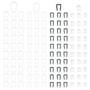 120PCS Fuel Line Retainer Clip Assortment 3/8" 5/16" 1/2" 5/8" Nylon Fuel Line Retaining Clips Kit in Kuwait