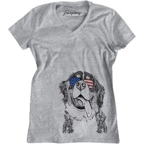 تي شيرت إنكوبيوس باتريوتيك ثيو ذا بيرنيز ماونتن دوج دوج ثلاثي المزيج in Kuwait