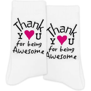 جوارب مبتكرة "شكرًا لك على كونك رائعًا"، هدايا شكر للنساء والرجال وزملاء العمل والموظفين وهدايا تقدير لأعياد الميلاد والكريسماس وما إلى ذلك (016) in Kuwait
