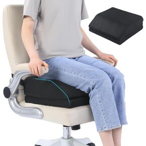 ROYALAY Adjustable Hip Cushion Post Surgery, Memory Foam Hip Replacement Recovery Aids with Strap and Anti-Slip Bottom, Chair Cushion for Long Sitting in Kuwait