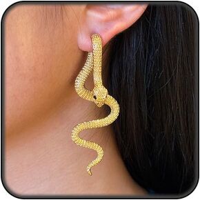 Sake Earrings for Women Goth Chunky Snake Stud Earrings in Kuwait