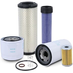 Maintenance Service Filter Kit Compatible with Kubota L3010 L3130 L3410 L3430 HST Replaces# TA040-93220 TA040-93230 HH164-32430 HHTA0-37710 15521-43160 in Kuwait