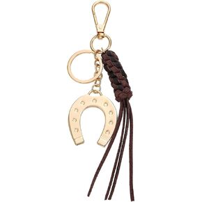 ASIJUNTYECHO Horseshoe Keychain Western Keychain Purse Charms Key Ring Handbags Wallet Accessories Bag Charms for Mens Women in Kuwait