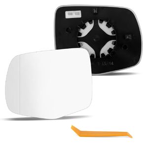 Driver Side Mirror Glass Compatible with Honda Pilot 2016-2022 Ridgeline 2017-2024 Passport 2019-2024, Heated Left Side View Mirror with Backing Plate, Replaces 76254-T6Z-A21 in Kuwait