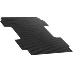 Black Rubber Horizontal Line Truck Bed Floor Mat Liner v2 Compatible with 17-26 Ford F250 / F350 / F450 Superduty 8 Ft (98.1") Long Bed in Kuwait