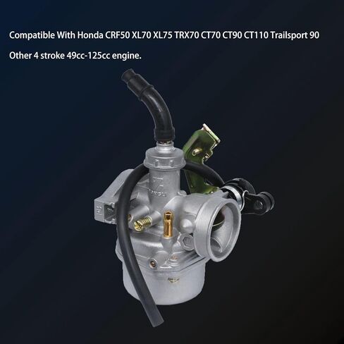 مجموعة مرشح الهواء المكربن ​​PZ19 متوافقة مع Kayo Fox 70 Bull 125 Predator 70cc 90cc 125 125CC ATV Quad Carb in Kuwait