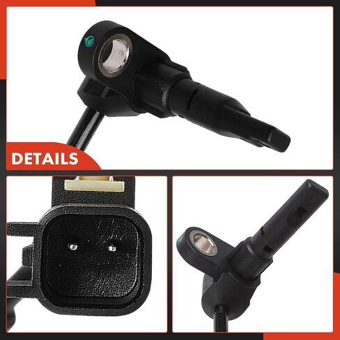 A-Premium Rear ABS Wheel Speed Sensor Compatible with Chevrolet & GMC Models - Equinox 2022-2024, Terrain 2018-2019 2022-2024, 4WD, with Parking Assist in Saudi Arabia