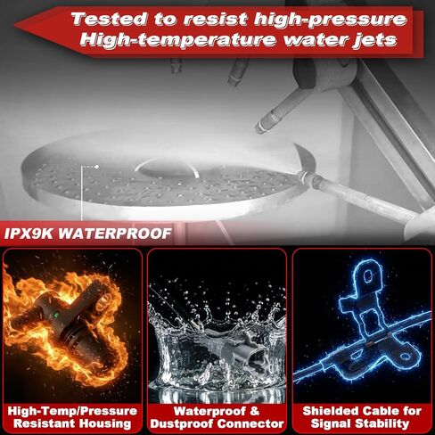 ABS Wheel Speed Sensor 4Pcs: Front Rear Left & Right Compatible with Toyota 1996-2002 4Runner V6 3.4L L4 2.7L, 1998-2000 Tacoma L4 2.7L L4 2.4L V6 3.4L in Kuwait