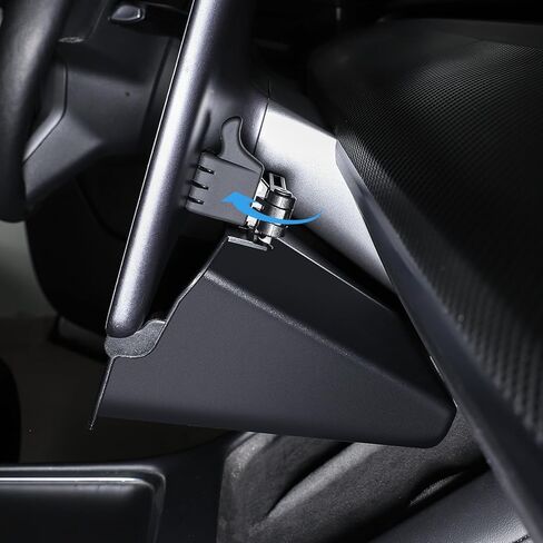 Topfit Tesla Model 3 Y صندوق تخزين تحت الشاشة، صينية تنظيم وحدة التحكم المركزية لطراز Tesla Y Juniper وModel 3 Highland Accessories 2025-2026 in Kuwait