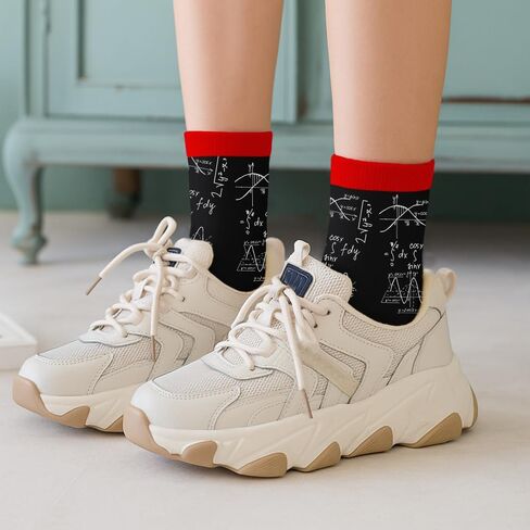 جوارب مدرس الرياضيات المضحكة، أفضل هدايا تقدير المعلم للرجال والنساء، هدية الرياضيات للمعلمين، هدايا عيد الميلاد الرائعة، هدايا عيد الحب، نهاية العام، هدايا يوم المعلمين للأستاذ in Kuwait